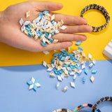 30pcs Rhombus Enamel Beads Jewelry Making Boho Candy Bracelet Diy Accessory