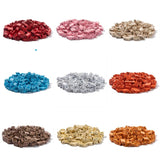 30pcs Rhombus Enamel Beads Jewelry Making Boho Candy Bracelet Diy Accessory