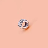 5PCS Retro Bead S925 Sterling Silver Thai Silver Beads DIY Jewelry