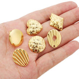 10pcs Embossed Heart Ear Posts for DIY Earrings