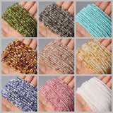 4MM Faceted Roundle Agate Stone Beads for Jewelry Making
