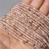 4MM Faceted Roundle Agate Stone Beads for Jewelry Making