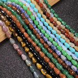 Agates Malachite Turquoise Stone Crystal Beads 8x12mm