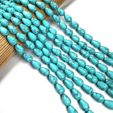 Agates Malachite Turquoise Stone Crystal Beads 8x12mm