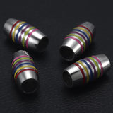 4pcs Colorized Tube Enamel Bead 7mm Large Hole for Bracelet Making