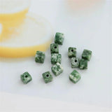 40 Pcs 4mm 5mm Natural Stone Beads DIY Jewelry Making Material