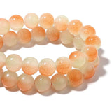 106pcs Natural Stone Two-tone Glass Beads for DIY Jewelry Making