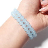 106pcs Natural Stone Two-tone Glass Beads for DIY Jewelry Making