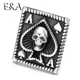 Stainless Steel Slider Beads Spades Hole 12*6mm Slide Charms