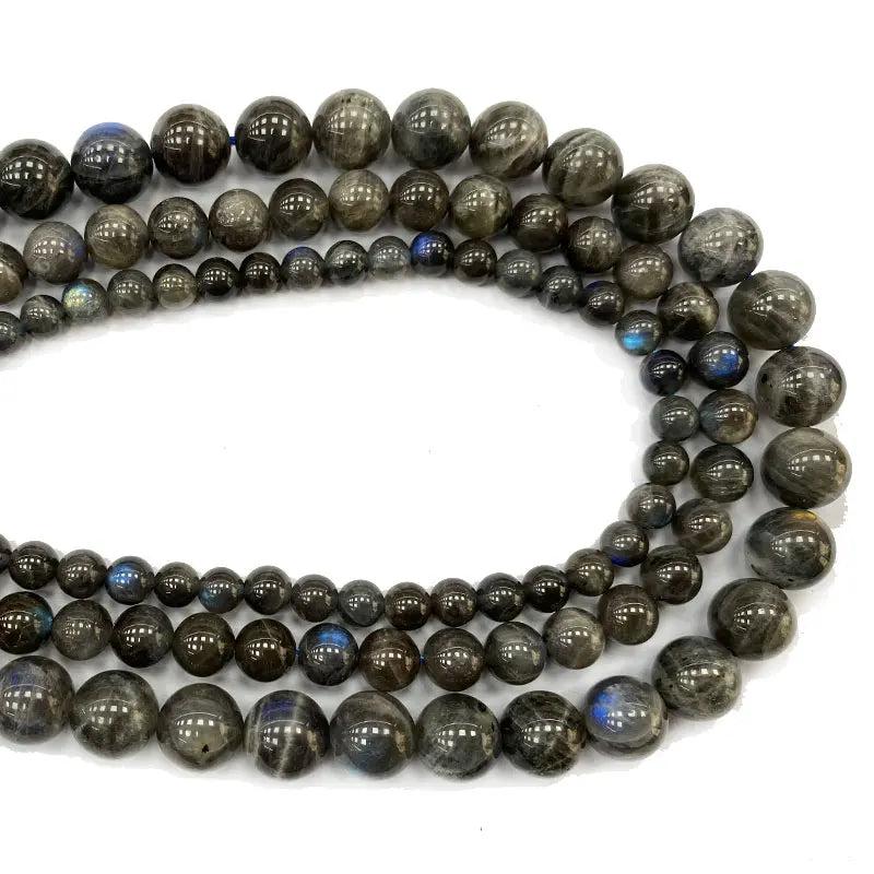 Labradorite Round Gem Stone Beads for Jewelry Making DIY 6/8/10MM