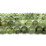 Green Prehnite Round Gem Stone Beads 4/6/8/10MM