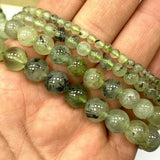 Green Prehnite Round Gem Stone Beads 4/6/8/10MM