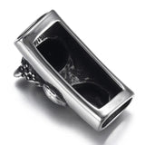 Stainless Steel Fox Slider Beads for Leather Bracelet DIY