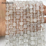 Cube Quartz Crystal Beads for Jewelry Making DIY