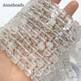 Cube Quartz Crystal Beads for Jewelry Making DIY