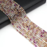 Faceted Natural Fluorites Beads Square Shape Agates Loose Stone Beaded