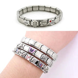 10pcs Stainless Steel Italian Charm Bracelet Charms