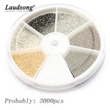 3000pcs Round Beads Set Jewelry Making DIY Bracelets