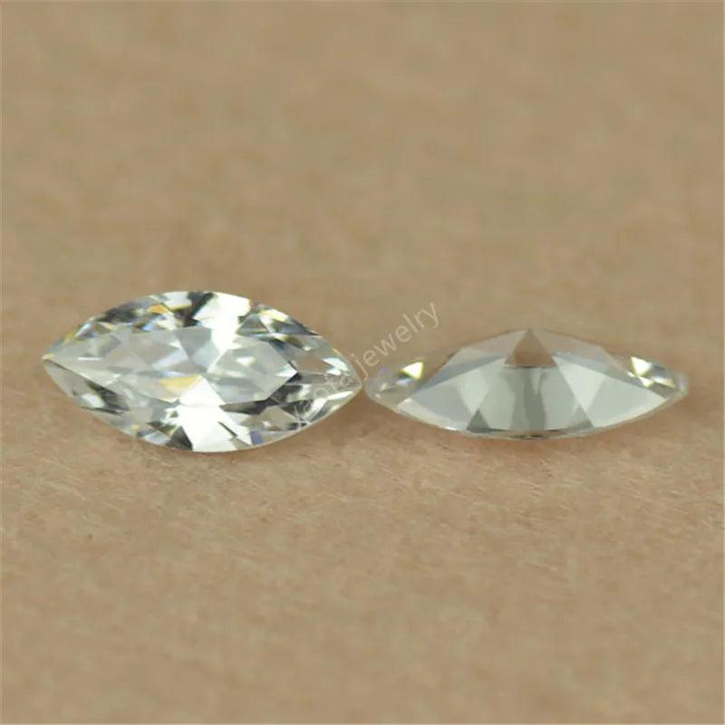 Mixed Color Marquise Cut CZ Beads 1.5x3-10x20mm for Jewelry DIY