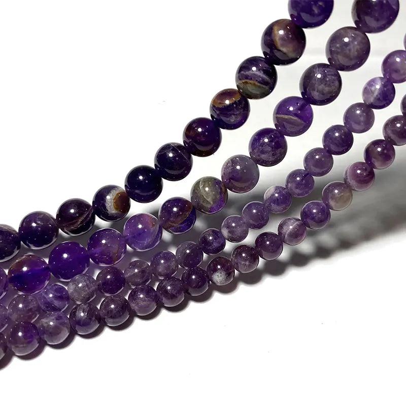 Natural Amethyst Purple Round Spacer Beads 6/8/10MM