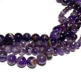 Natural Amethyst Purple Round Spacer Beads 6/8/10MM
