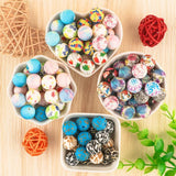 20Pcs Leopard Silicone Beads 15MM DIY Pacifier Chain Bracelet Necklace