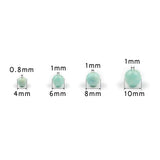 Peru Amazonite Stone Beads For DIY Jewelry 4/6/8/10mm