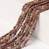 Natural Stone Stripe Beads DIY Jewelry Making 4mm 6mm