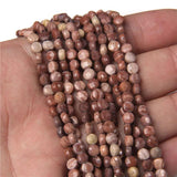 Natural Stone Stripe Beads DIY Jewelry Making 4mm 6mm