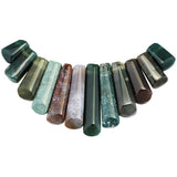 11pcs Green Aventurine Stone Bead Set for Jewelry Making