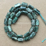 7'' Faceted Lepidolite Cylinder Stone Beads