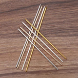 10 PCS Metal Hair Sticks Base Setting for Jewelry Making