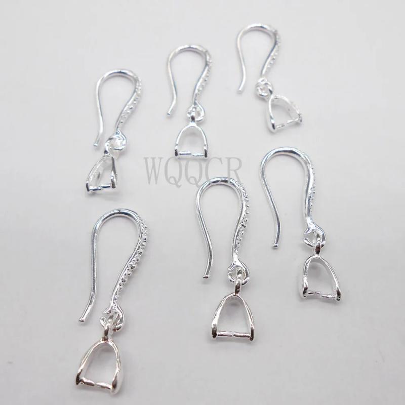 925 Silver Hook Earrings Components DIY Jewelry Making Supplies