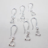 925 Silver Hook Earrings Components DIY Jewelry Making Supplies
