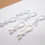 925 Silver Hook Earrings Components DIY Jewelry Making Supplies
