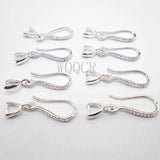 925 Silver Hook Earrings Components DIY Jewelry Making Supplies