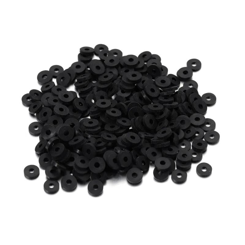 500pcs 6mm Flat Round Clay Beads for DIY Bracelets
