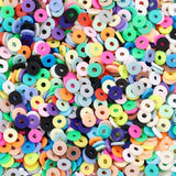 500pcs 6mm Flat Round Clay Beads for DIY Bracelets