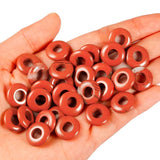 10Pc Stone Large Hole Rondelle European Beads 14x4mm