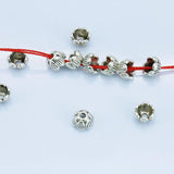 5PCS 7x4mm Receptacle End Caps Beads Spacer Findings For Necklace Bracelet