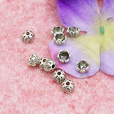 5PCS 7x4mm Receptacle End Caps Beads Spacer Findings For Necklace Bracelet