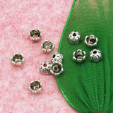 5PCS 7x4mm Receptacle End Caps Beads Spacer Findings For Necklace Bracelet