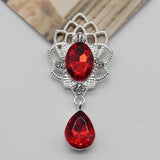 Alloy Rhinestone Brooch Jewelry DIY Wedding Card Decoration