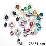 Alloy Rhinestone Brooch Jewelry DIY Wedding Card Decoration