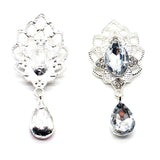 Alloy Rhinestone Brooch Jewelry DIY Wedding Card Decoration