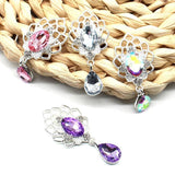 Alloy Rhinestone Brooch Jewelry DIY Wedding Card Decoration