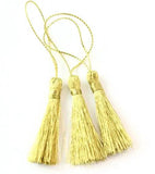 50pcs 120mm Silver Tassels Cotton Silk Earrings Charm Pendant Earring Satin