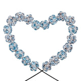 20pcs Mixed Rhinestone Ball Shape Beads Silver Plated Crystal Spacer DIY Jewelry