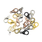 50pcs 10/12/14/16/18mm Lobster Clasps Hooks 9 Colors