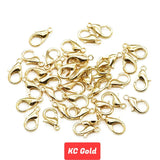 50pcs 10/12/14/16/18mm Lobster Clasps Hooks 9 Colors